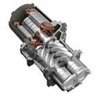 Oil-cooled motor diagram