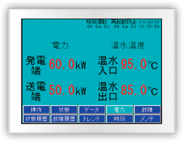 タッチパネルで簡単操作